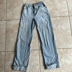 Hollister High Rise Light Wash Jeans